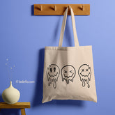 All in one Tote Bag - Exhausted Emojis Tote