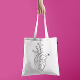 All in one Tote Bag - Blooming Heart Tote