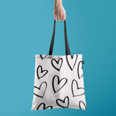 All in one Tote Bag - Heart pattern Tote