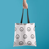 All in one Tote Bag - Smiley Pattern Tote