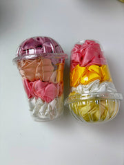 Premium Satin Scrunchie Cup Set – Soft, No-Crease Hair Ties | Trendy Gift Pack for Women & Girls (Mix Colors)