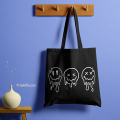 All in one Tote Bag - Exhausted Emojis Tote