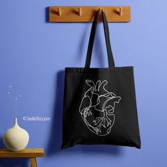 All in one Tote Bag - Heart Tote