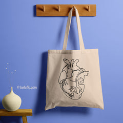 All in one Tote Bag - Heart Tote