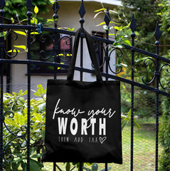 All in one Tote Bag - Know Your Worth Tote