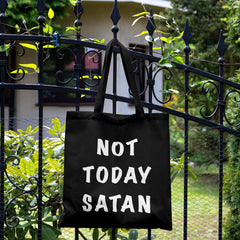 All in one Tote Bag - Not Today Satan Tote
