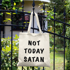 All in one Tote Bag - Not Today Satan Tote