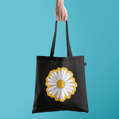 All in one Tote Bag - White Daisy Tote