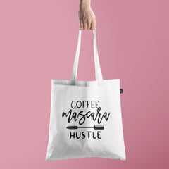 All in one Tote Bag - Coffee Mascara Hustle Tote