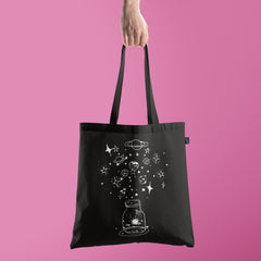 All in one Tote Bag - Mason Jar Space Tote