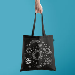 All in one Tote Bag - Space Doodle Tote