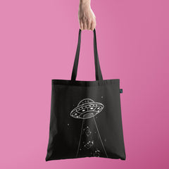 All in one Tote Bag - Spaceship Doodle Tote
