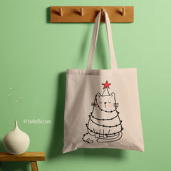 All in one Tote Bag - Star Cat Tote