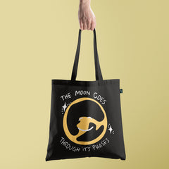 All in one Tote Bag - The Moon goes through its phases Tote