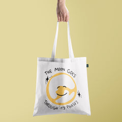 All in one Tote Bag - The Moon goes through its phases Tote