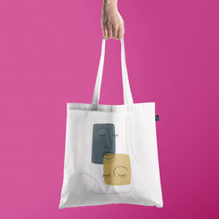 All in one Tote Bag - Two Faces Minimalist Tote