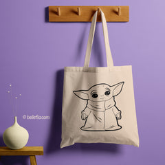 All in one Tote Bag - Baby Yoda Tote