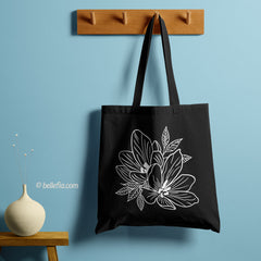 All in one Tote Bag - Blooming Flowers Tote
