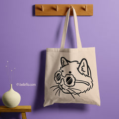 All in one Tote Bag - Cat cool Tote