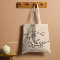 All in one Tote Bag - Half Moon Tote