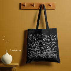 All in one Tote Bag - Starrey Night Tote