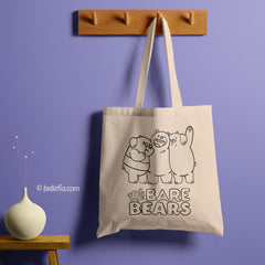 All in one Tote Bag - The Bare Bears Tote