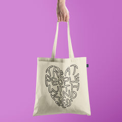 All in one Tote Bag - Treat People with Kindness Tote